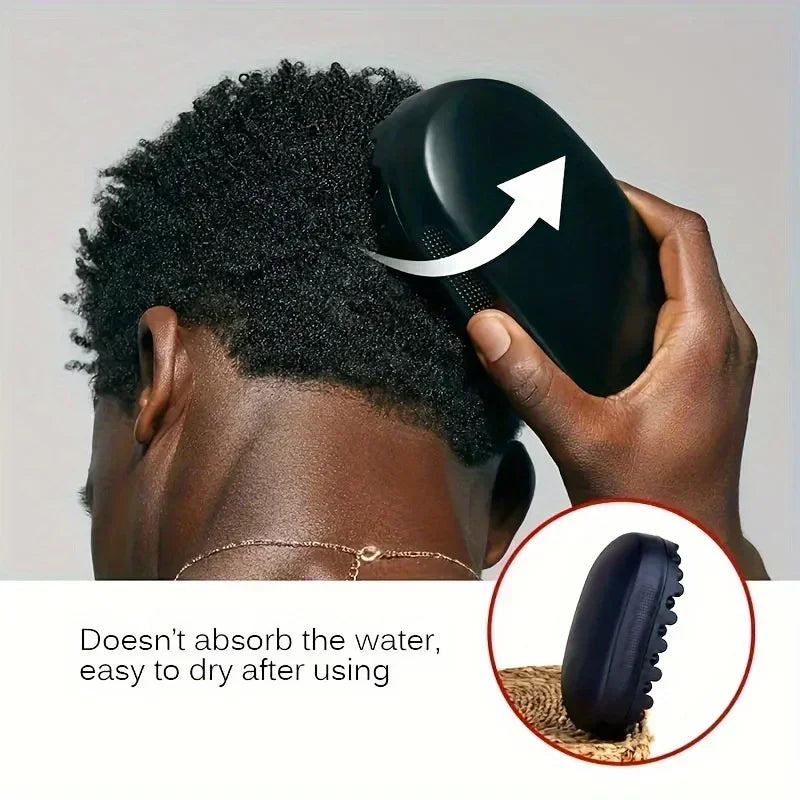 Silicone Magic Twist Hair Brush | Mini Curly Hair Comb 4 Colors Curly Hair Brush PLUSH