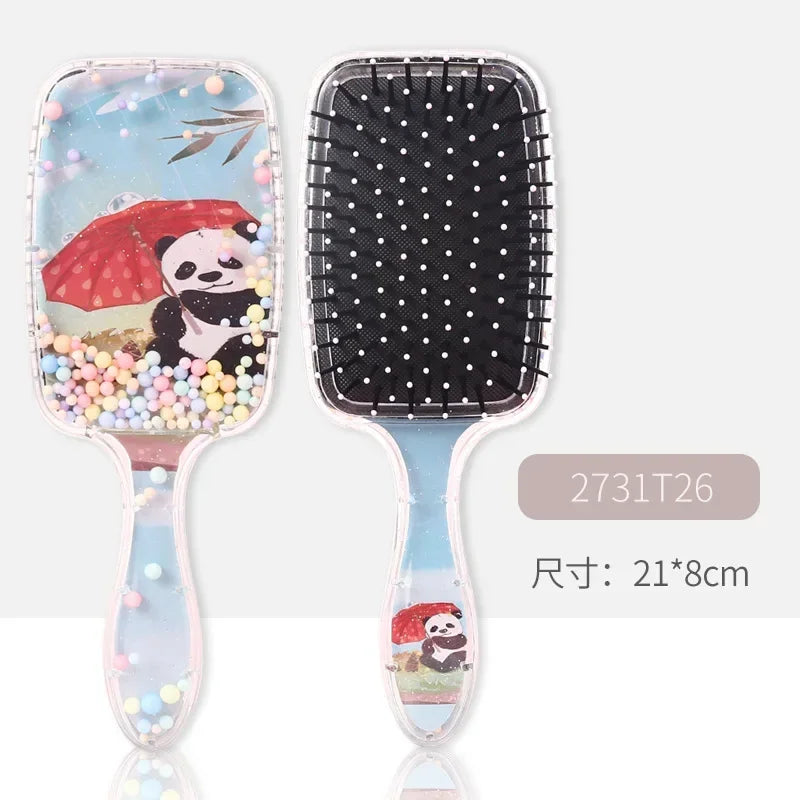 Kawaii Cartoon Animal Air Cushion Hair Comb for Kids Girls Kids Hair Comb PLUSH 2731T26