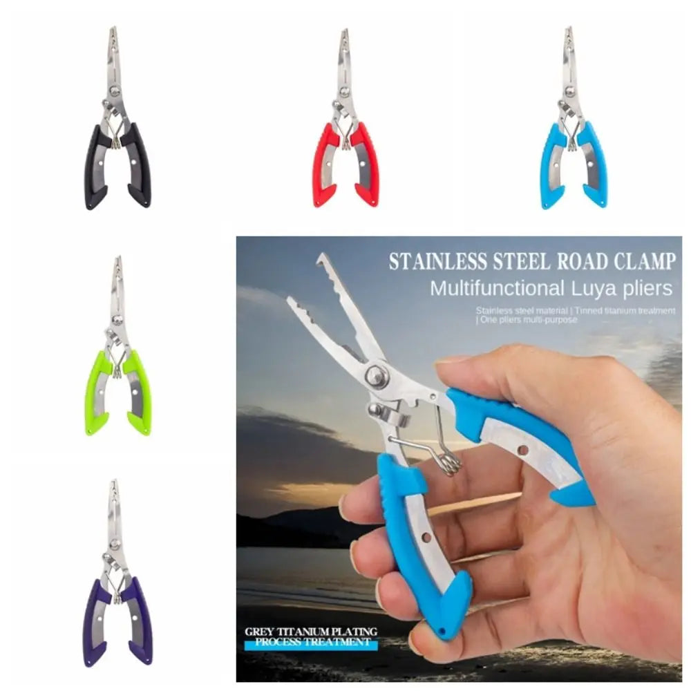 Stainless Steel Fishing Pliers – Curved Jaw & Hook Remover Fishing Pliers PLUSH