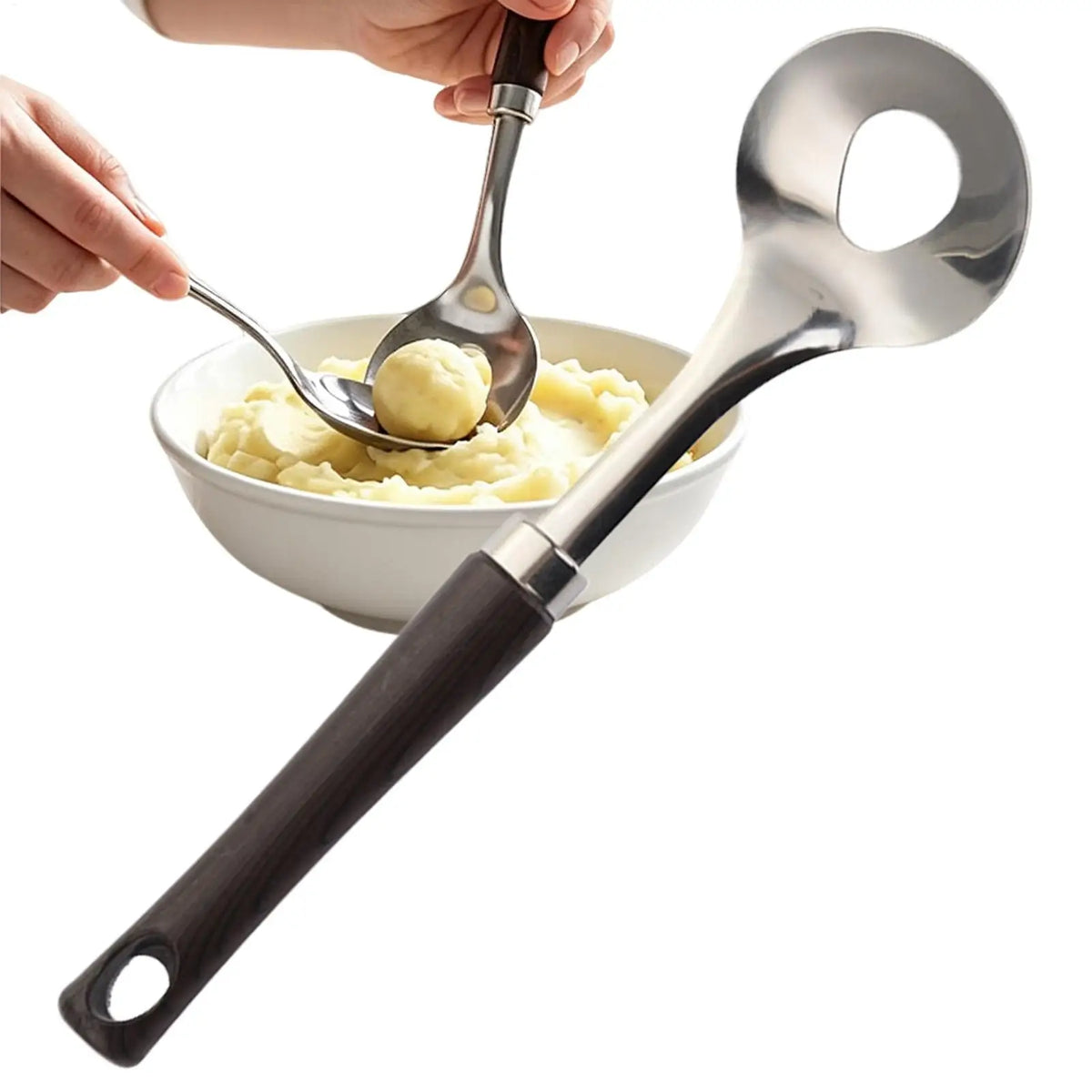 Stainless Steel Meatball Maker Spoon – Rice & Ball Mold Tool Meatball Maker Tool PLUSH
