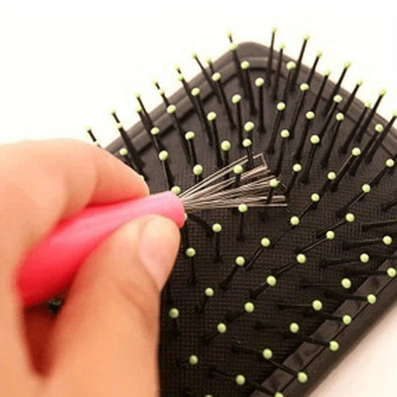 2-Piece Comb Cleaning Brush Set – Hair & Dust Removal Tool Comb Cleaning Brush PLUSH