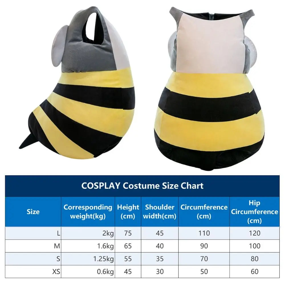 Yellow Bee & Shark Animal Cosplay Jumpsuit – Kids & Adults Animal Cosplay Jumpsuit PLUSH