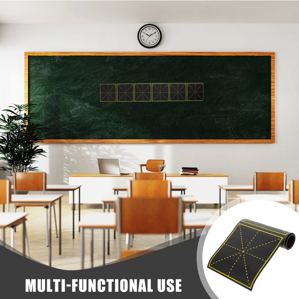 Magnetic Chalkboard Strips – Erasable Grid Drawing Board 2 Pack Magnetic Chalkboard Strip PLUSH Default Title