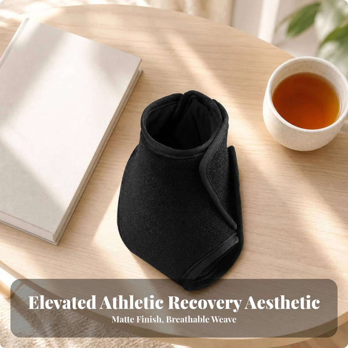Reusable Ankle Ice Pack Wrap with Strap | Cold & Warm Compress Ankle Ice Pack Wrap PLUSH