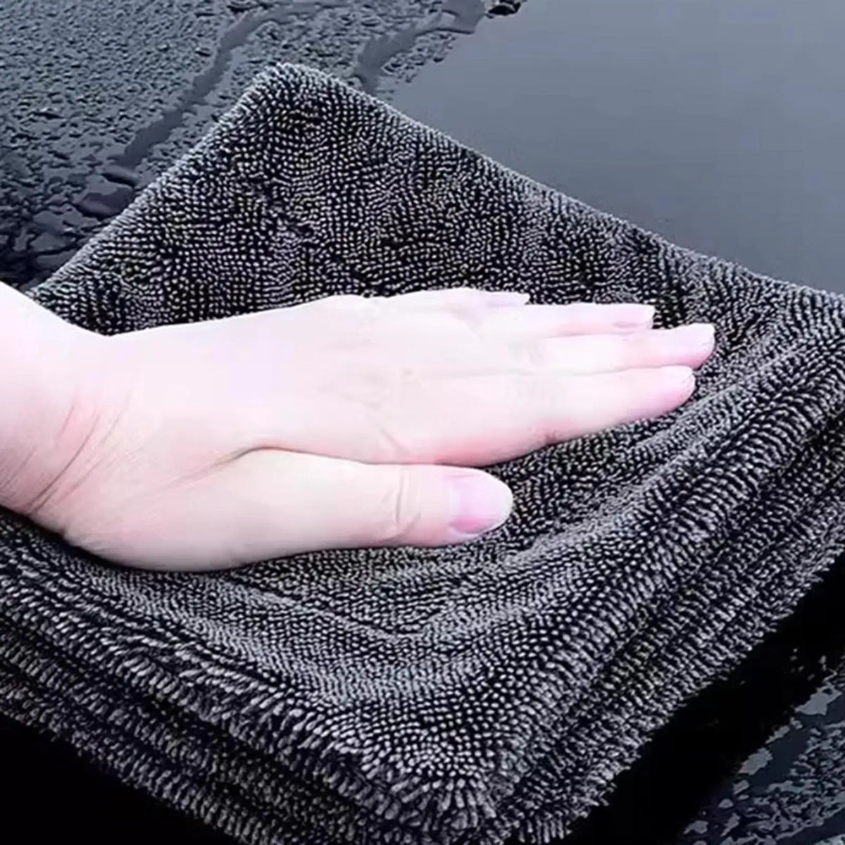 Microfiber Car Drying Towel Ultra-Soft Scratch-Free 90x60cm Car Detailing Towel PLUSH