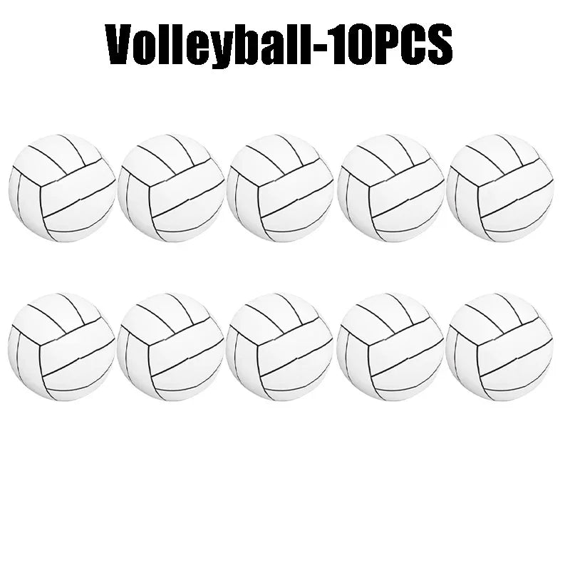 Inflatable Sports Beach Balls 24-Pack – Kids Pool & Beach Toy