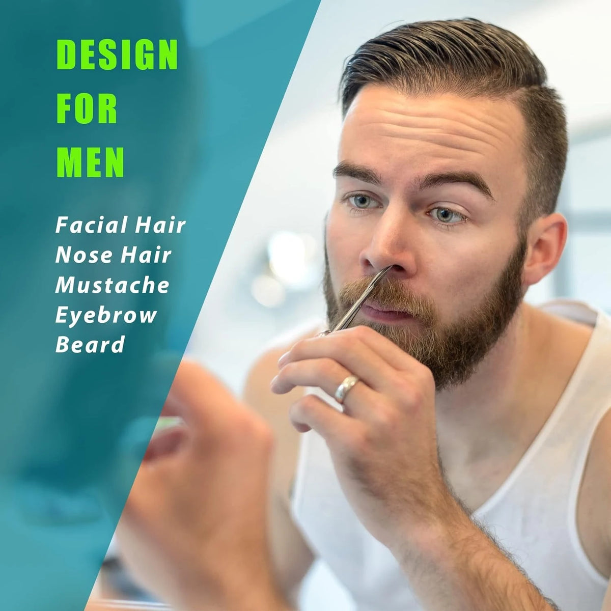 Curved Grooming Scissors – Eyebrow, Beard & Nose Hair Kit Grooming Scissors Kit PLUSH