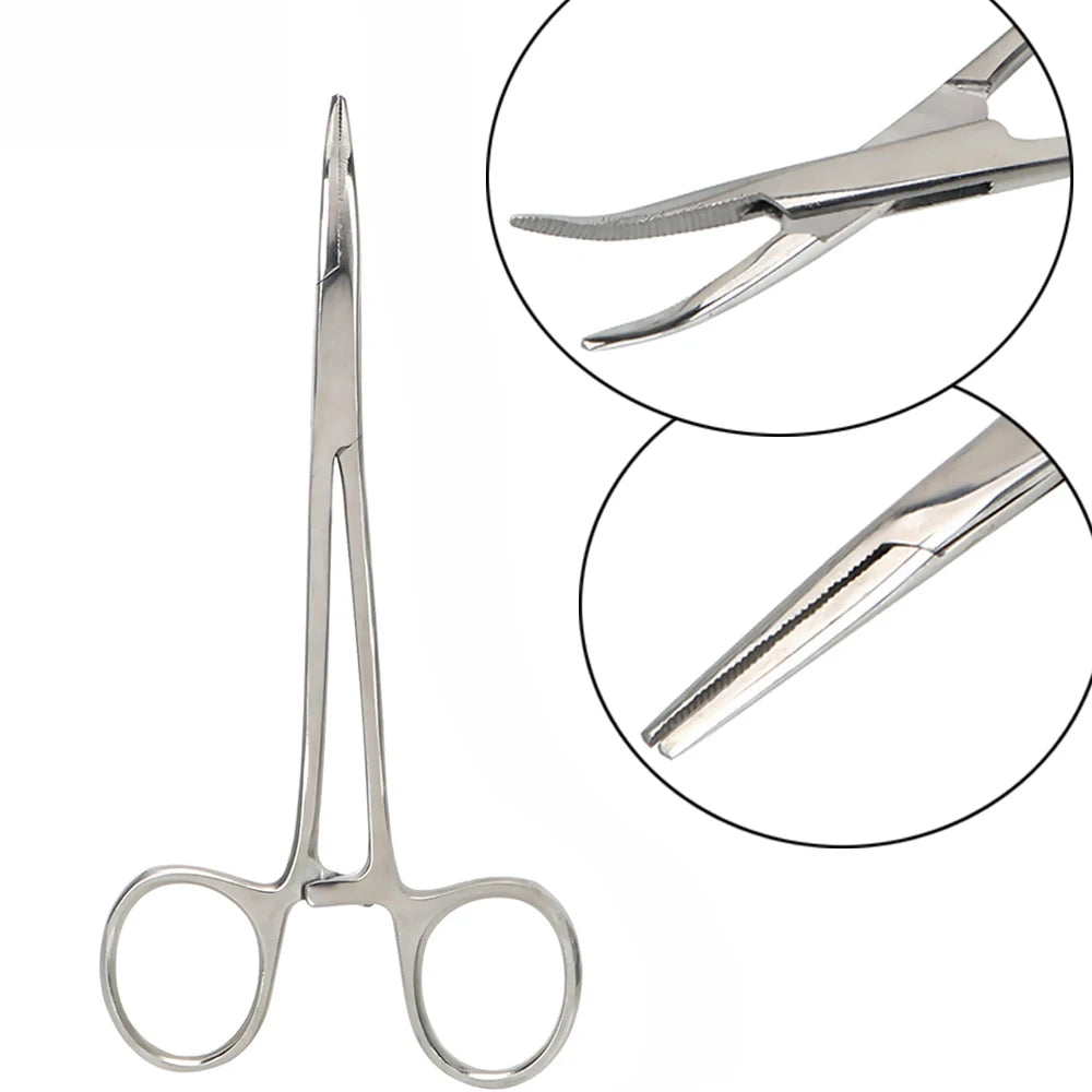 Stainless Steel Fishing Locking Forceps – Straight & Curved Tip Fishing Locking Forceps PLUSH