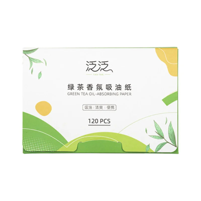 Rose Green Tea Oil Control Face Blotting Sheets 100–120pcs Face Blotting Sheets PLUSH