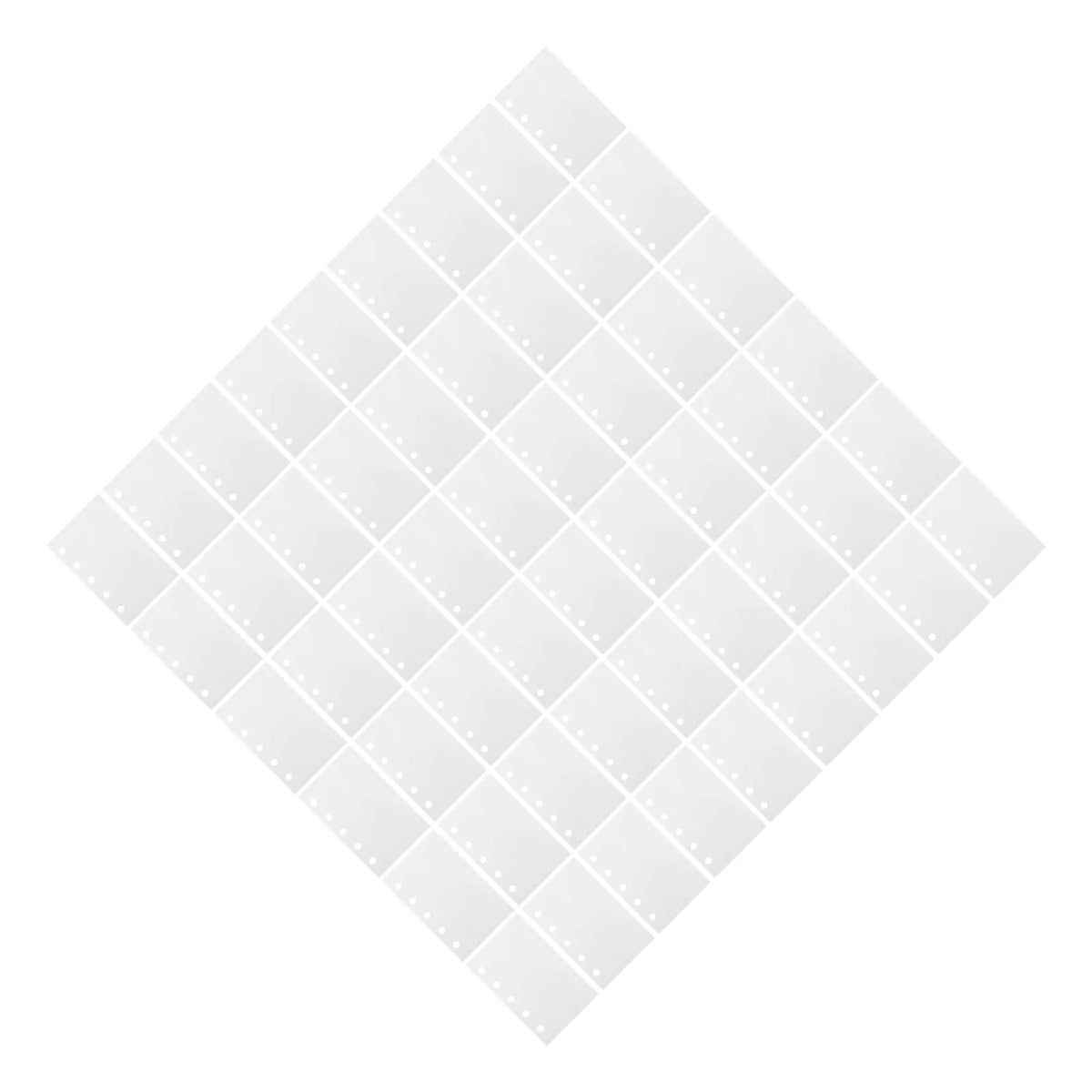 100Pcs Double Sided Release Paper Sticker Binder Refill Sheets Binder Refill Sheets PLUSH