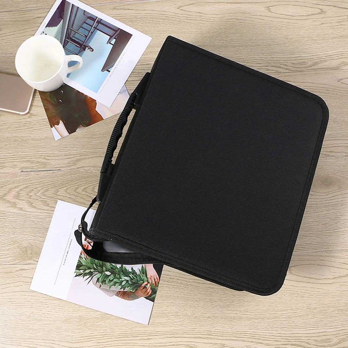 Foxnovo 320-Disc Portable CD DVD Storage Organizer Case CD DVD Storage Case PLUSH