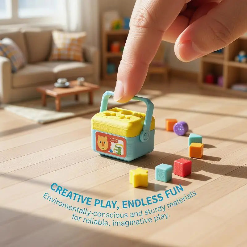 1:12 Miniature Shape Sorting Toy Set – Dollhouse Accessory Dollhouse Accessory PLUSH