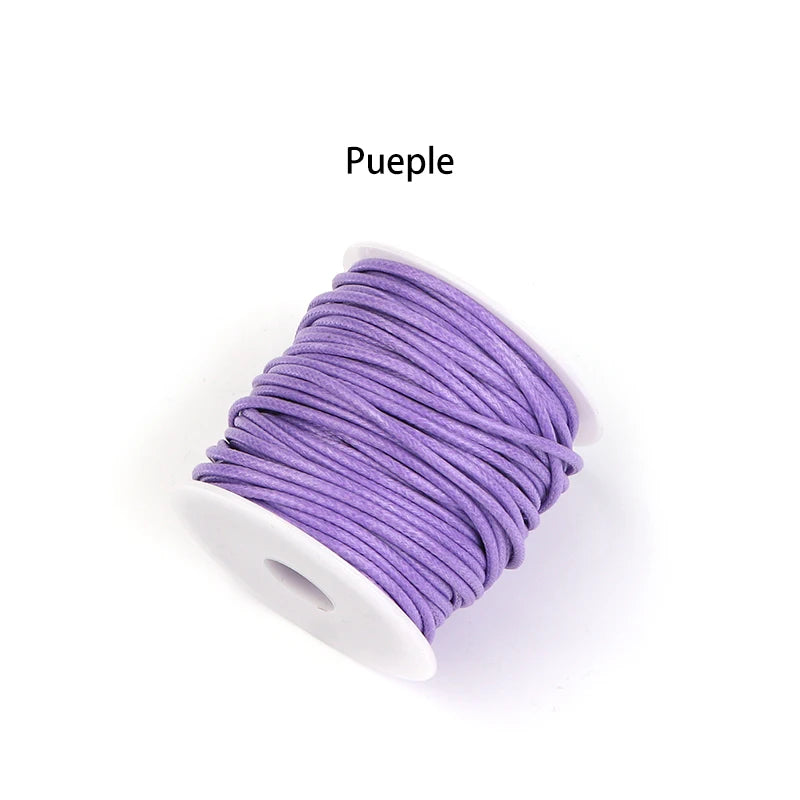 10 Yards 0.5mm Korea Waxed Thread – Leather & Bookbinding Waxed Craft Thread PLUSH purple 0.5mm