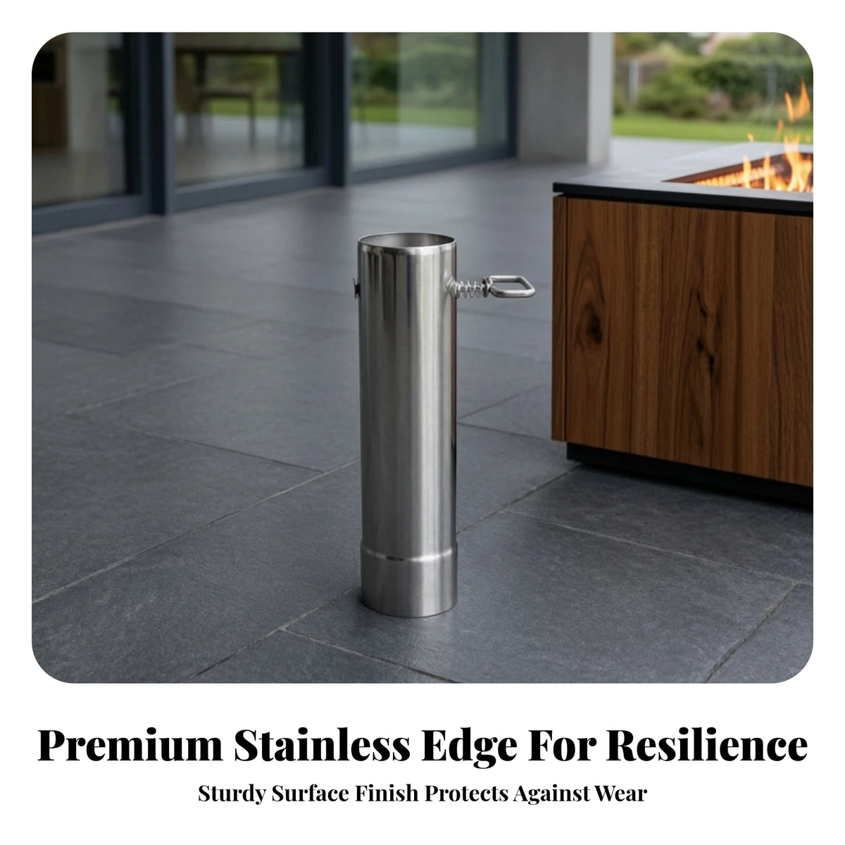 Stainless Steel Tent Heater Chimney Pipe with Handle Chimney Pipe PLUSH