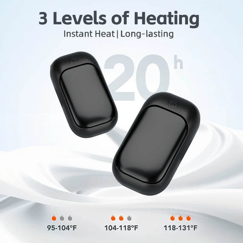 2-in-1 Plush Electric Hand Warmer | Triple Adjustable Winter Electric Hand Warmer PLUSH