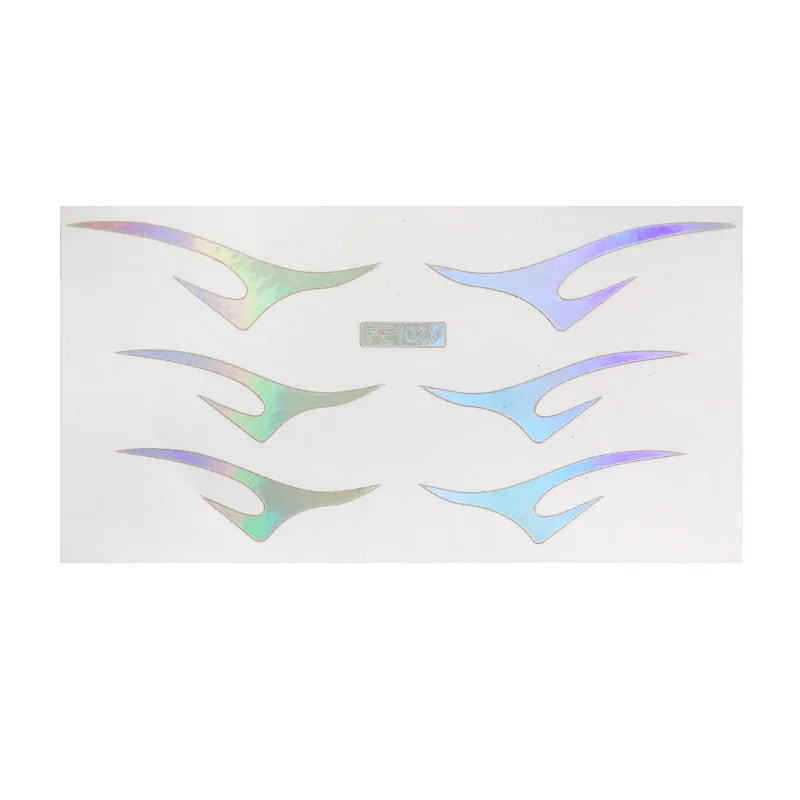 Laser Face & Eye Makeup Stickers – Colorful Party Art Decor Face Makeup Stickers PLUSH FE1020