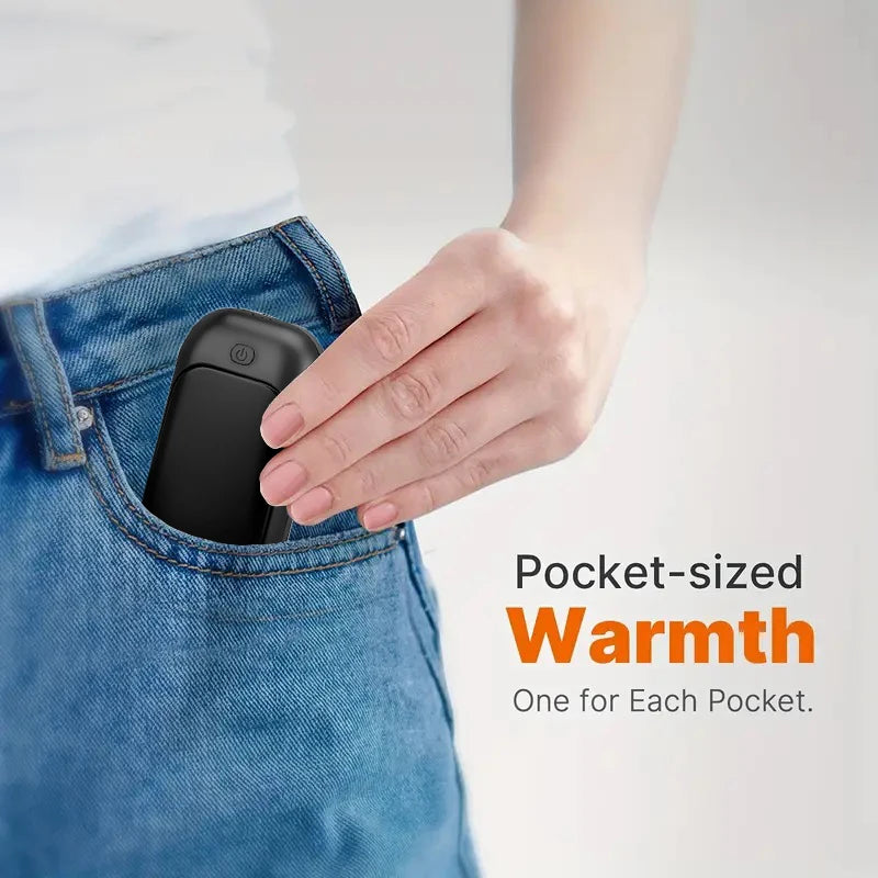 2-in-1 Hand Warmer Portable Heater | Black Pink White – PLUSH Electric Hand Warmer PLUSH