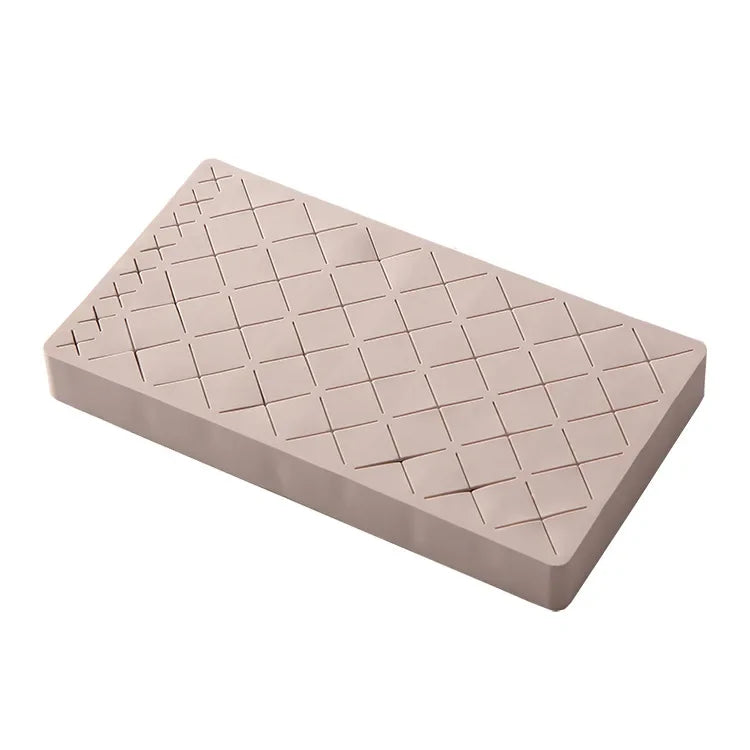 Silicone Lipstick & Makeup Brush Desktop Organizer Rack Makeup Organizer PLUSH L-PINK