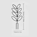 Plant Trellis Rustproof Plastic Support for Vines & Flowers Plant Trellis PLUSH Style B 4Pcs