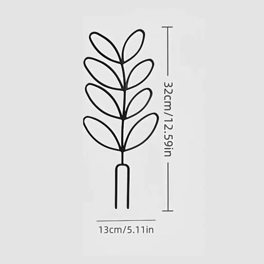 Plant Trellis Rustproof Plastic Support for Vines & Flowers Plant Trellis PLUSH Style B 4Pcs