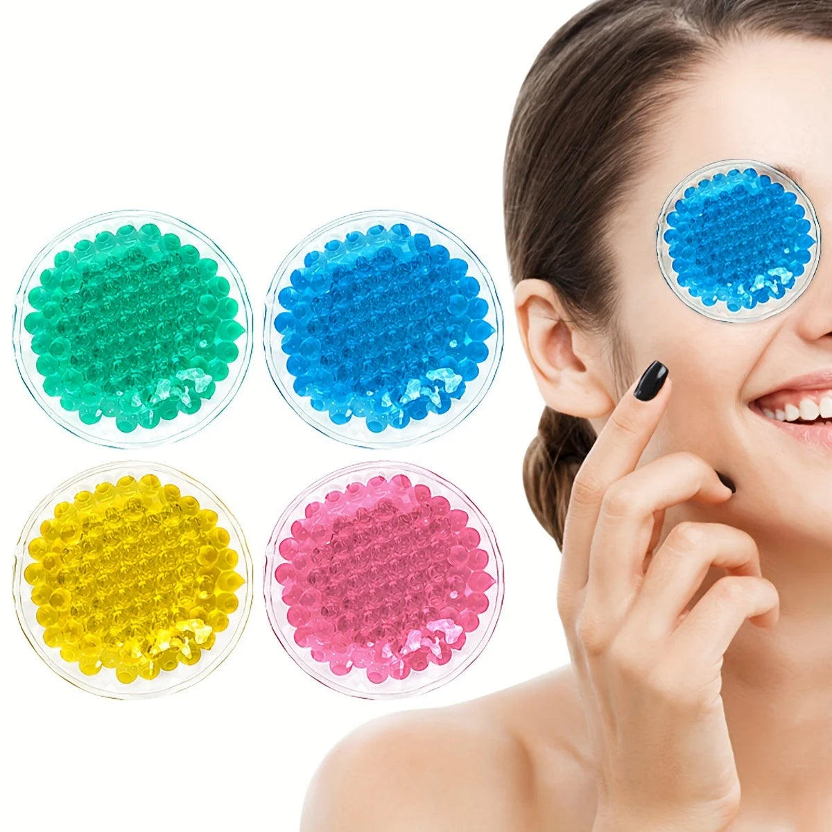 Reusable Hot & Cold Gel Eye Compress Pad – Cooling & Warming Eye Compress Pad PLUSH