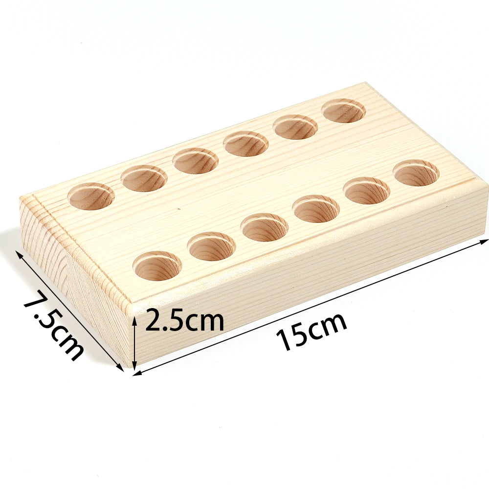 Wooden Pliers Storage Holder 6/8/12 Holes – Jewelry Tool Rack Jewelry Tool Organizer PLUSH 12holes