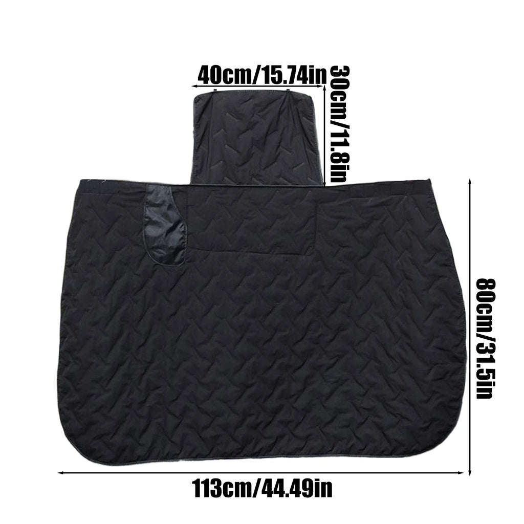 Motorcycle Windshield Knee Apron – Waterproof Winter Leg Cover Motorcycle Knee Apron PLUSH Type B