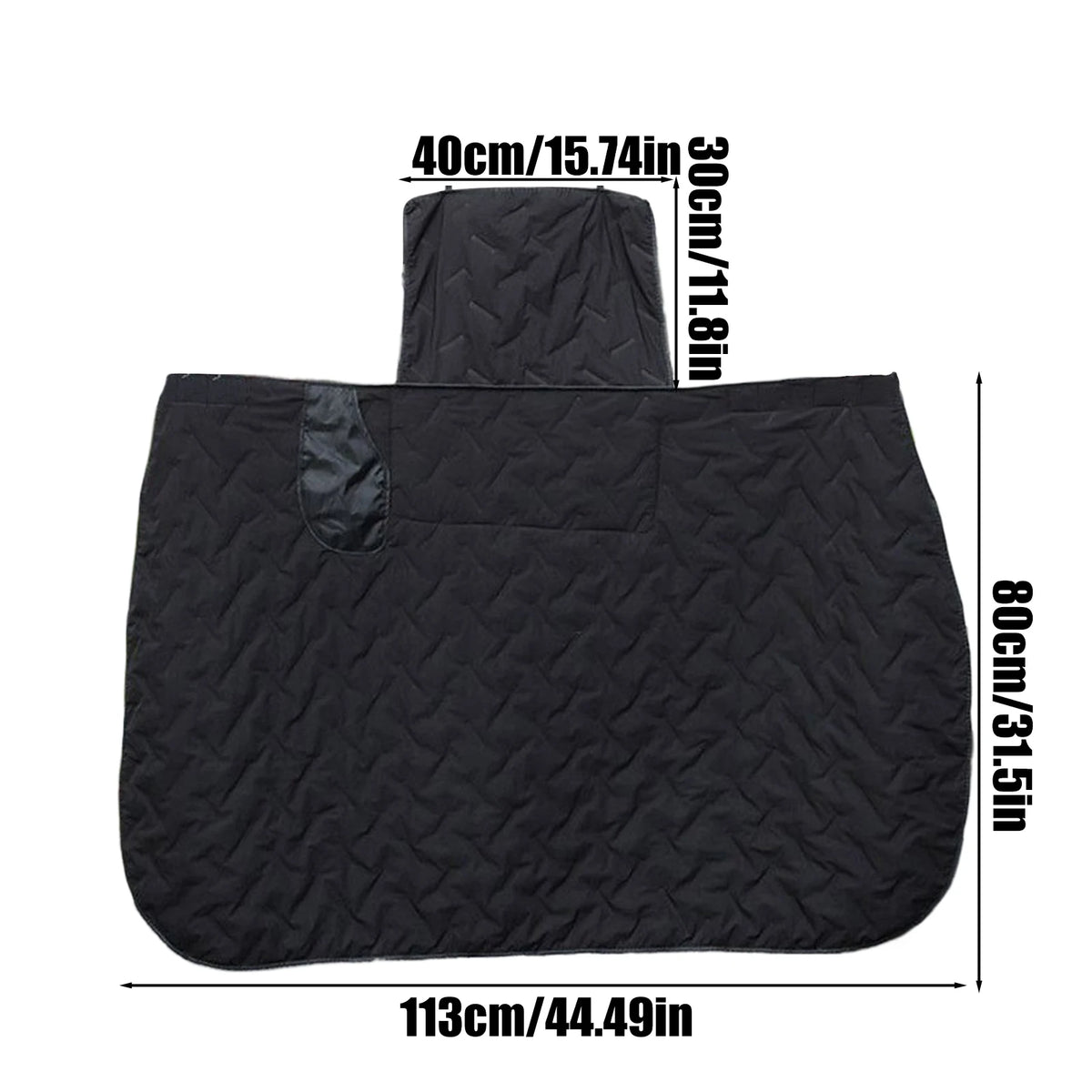 Motorcycle Windshield Knee Apron – Waterproof Winter Leg Cover Motorcycle Knee Apron PLUSH Type B