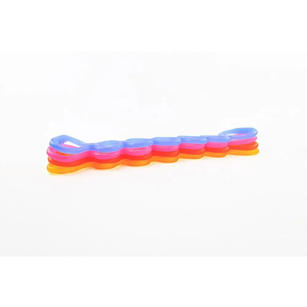 7-Hole Silicone Stretch Resistance Band – Portable Fitness Resistance Band PLUSH