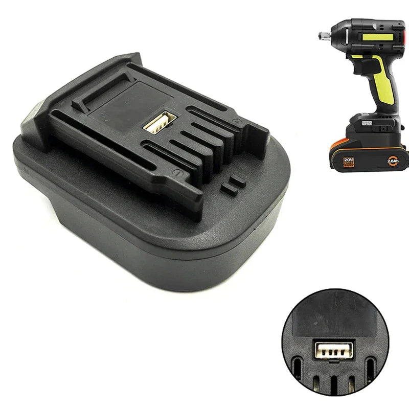 Worx 4-Pin to 5-Pin 20V Li-ion Battery Adapter Converter Battery Adapter Converter PLUSH