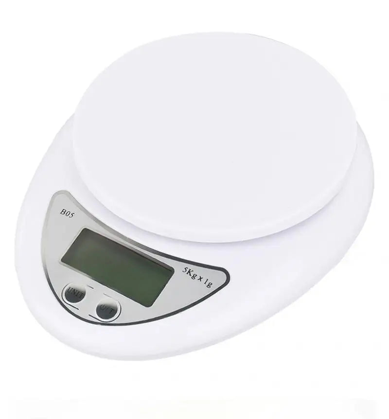 5kg Digital Kitchen Scale | LED Display & Tare Function Digital Kitchen Scale PLUSH