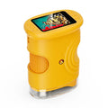 1000X Digital Pocket Microscope for Kids – 4K 2" Screen Kids Digital Microscope PLUSH Yellow