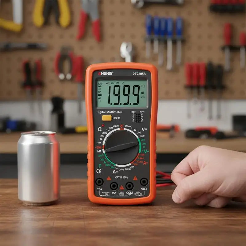 DT9205A Digital Multimeter 1999 Counts Handheld DC Tester Digital Multimeter PLUSH