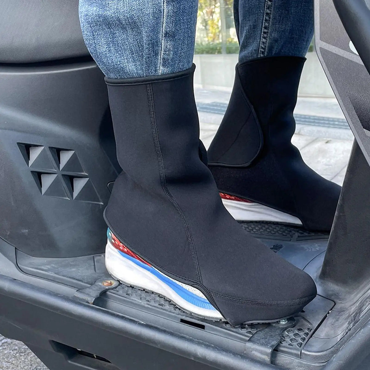 Winter Cycling Shoe Covers – Fleece Windproof Unisex Overshoes Cycling Shoe Covers PLUSH