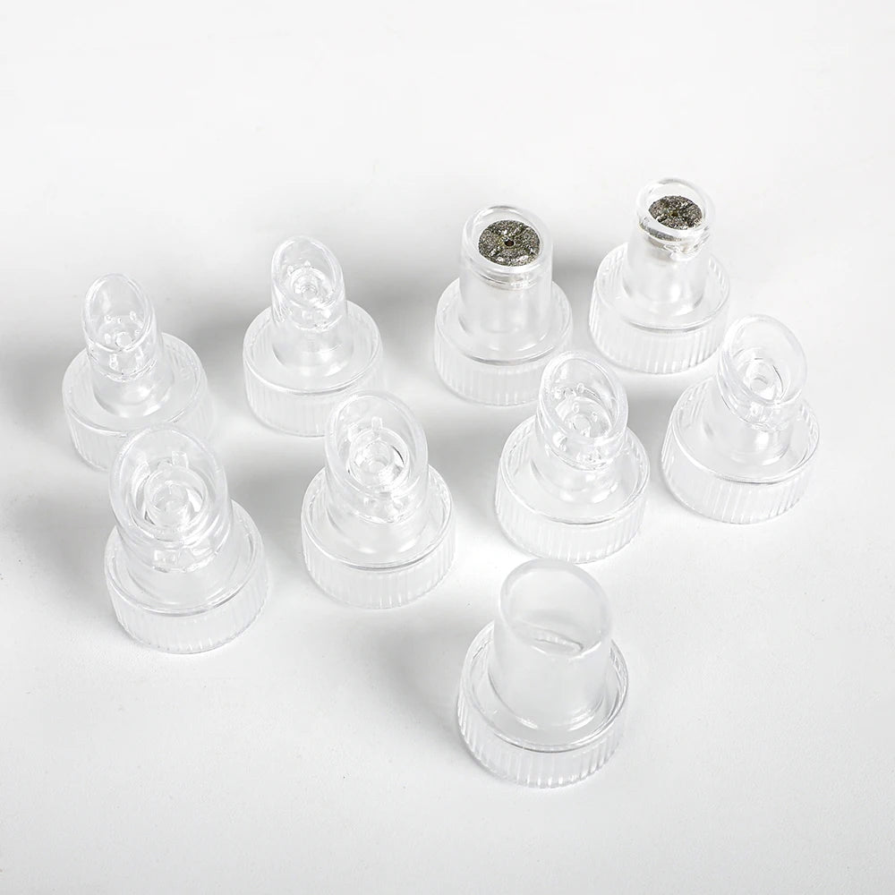 9-Piece Hydro Facial Replacement Tips – Aqua Peel Accessories Facial Machine Accessories PLUSH