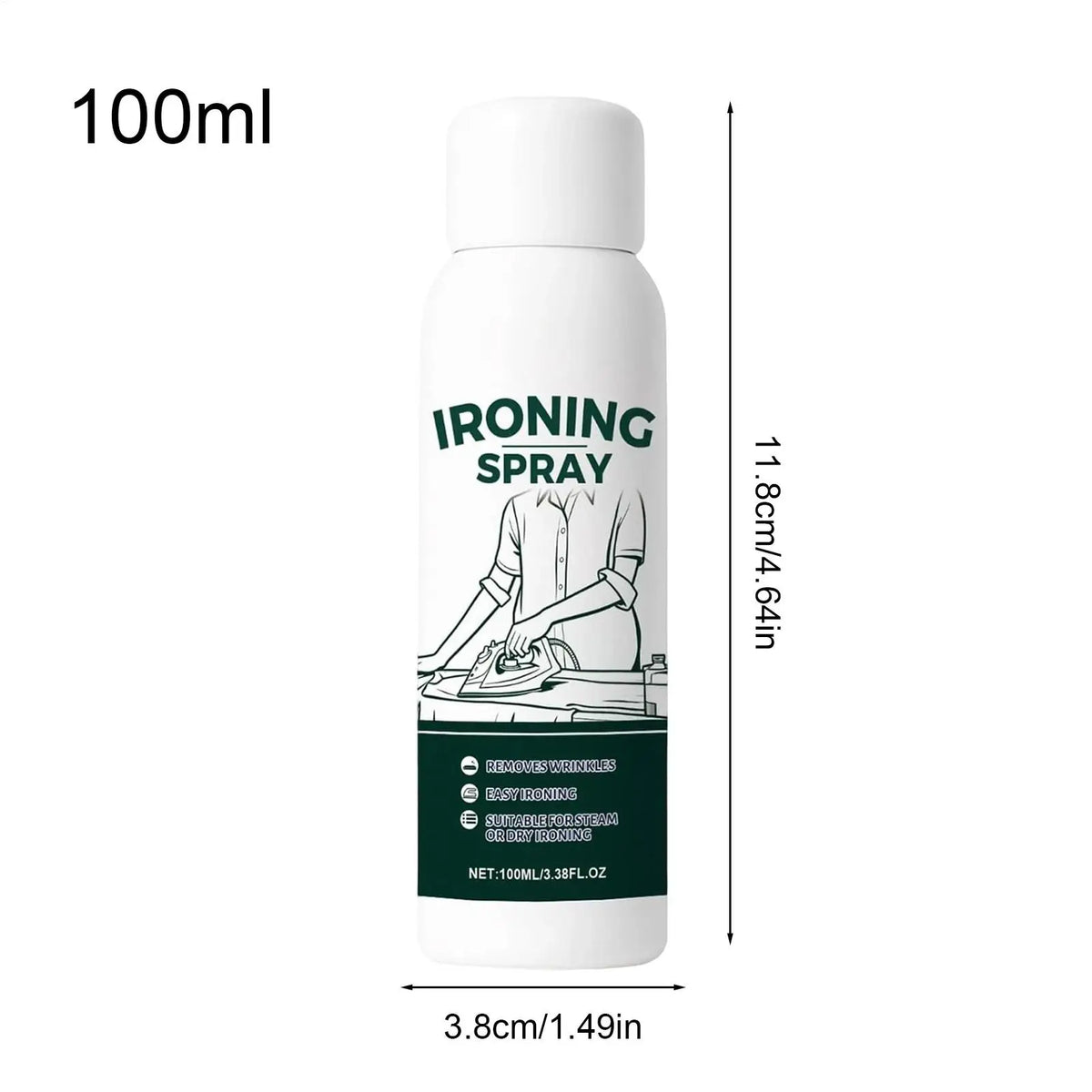 100ml Wrinkle Release Spray – Anti-Static Fabric Mist | PLUSH Fabric Care Spray PLUSH