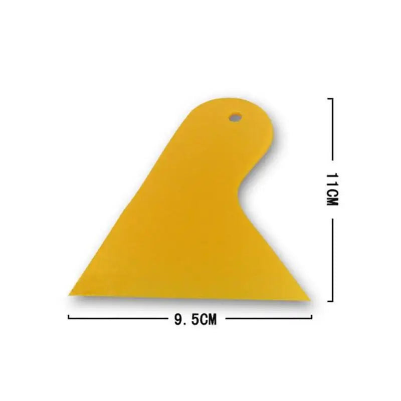 Yellow Triangular Squeegee – Car Window Tint Film Tool Window Tint Tool PLUSH