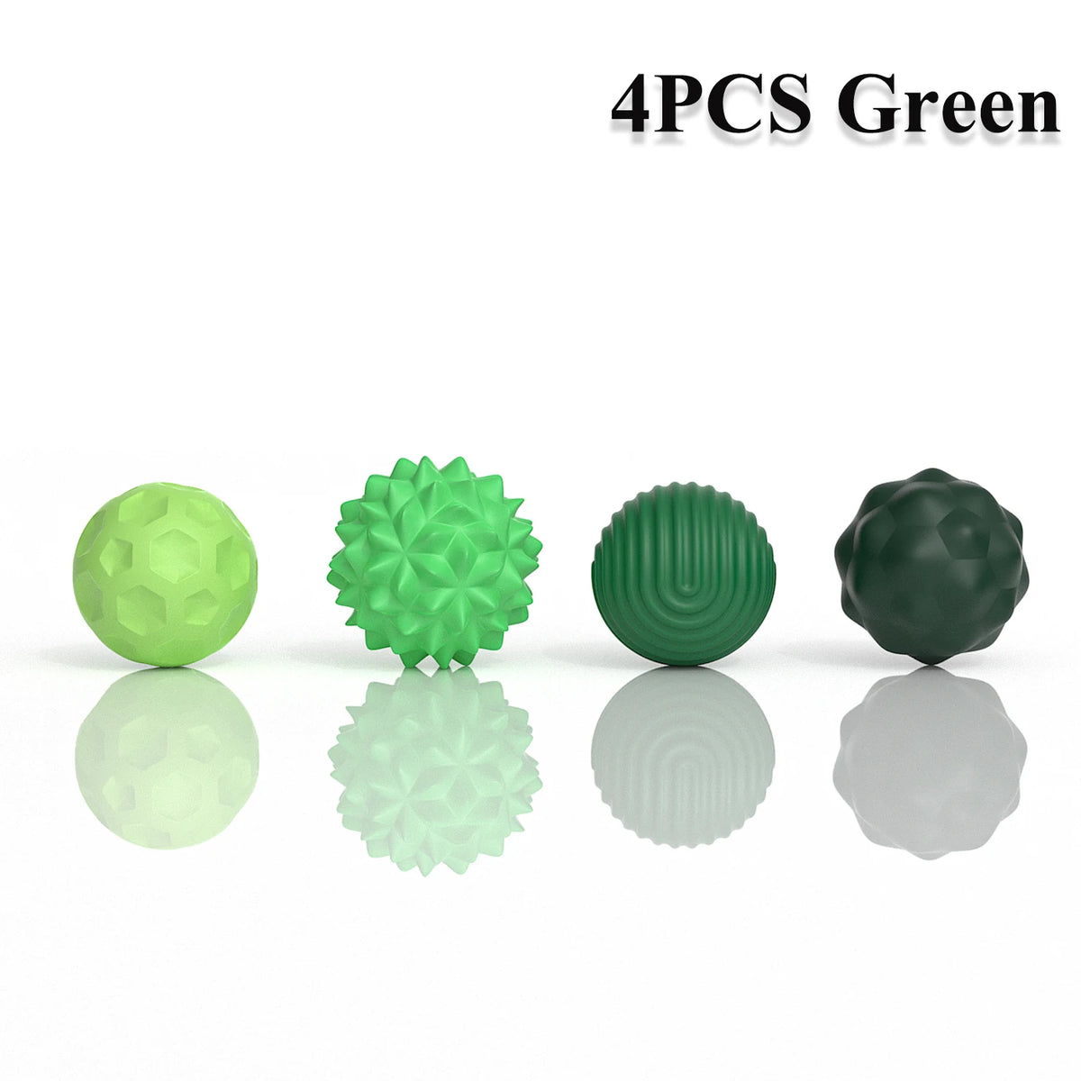 Silicone Magnetic Fidget Balls Sensory Toy Set – 2 to 8 PCS Magnetic Fidget Toy PLUSH 4PCS Green