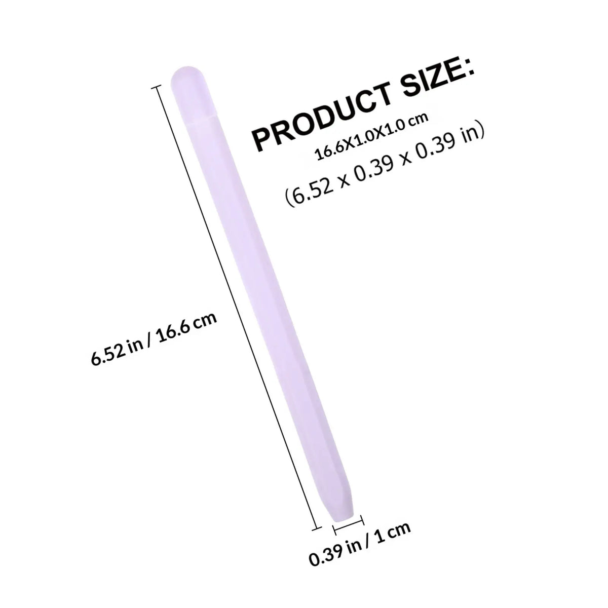 Silicone Stylus Pen Case Cover – Anti-Slip Grip & Protection Stylus Pen Cover PLUSH Purple