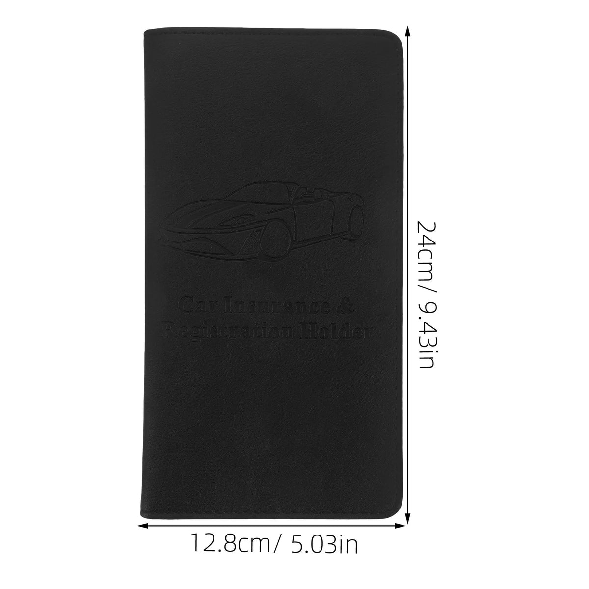 PU Car Document Organizer – Registration & Insurance Card Holder Car Document Organizer PLUSH