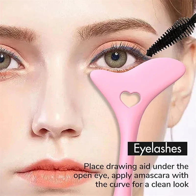 Silicone Eyeliner Stencil Wing Tip & Lip Makeup Aid Tool Eyeliner Stencil Tool PLUSH