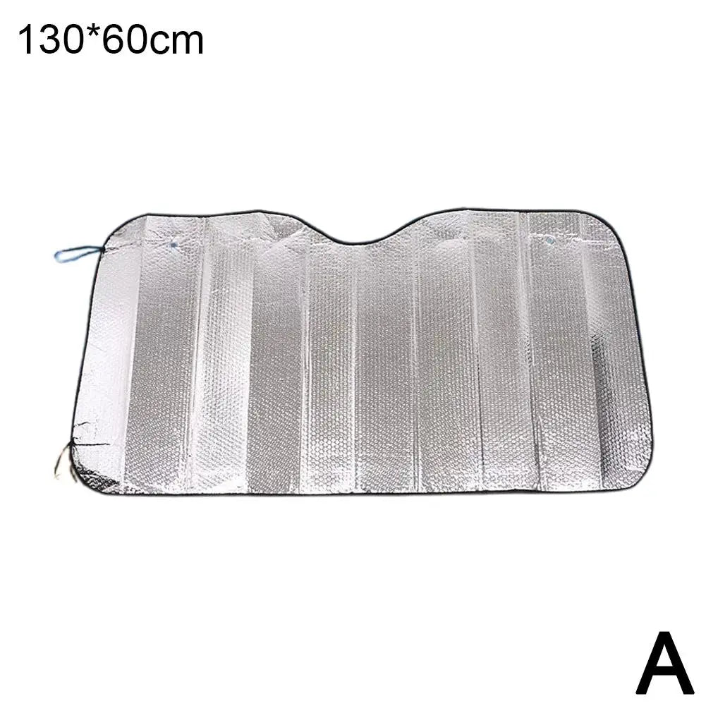 Foldable Aluminum Foil Car Windshield Sunshade – UV Protection Car Window Sunshade PLUSH A
