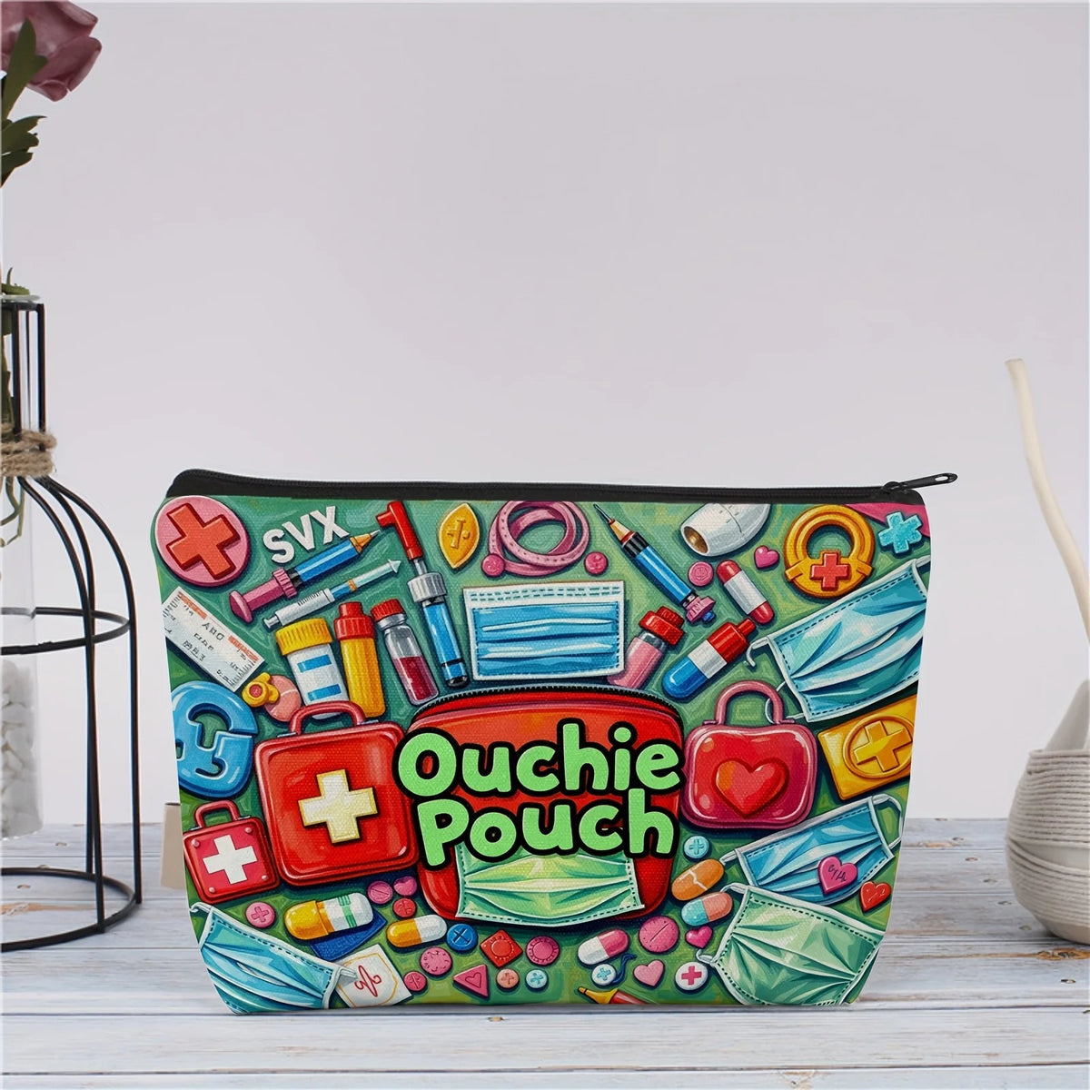 Colorful Makeup Bag – Multi-functional Zipper Pouch & Jewelry Bag Makeup Bag PLUSH