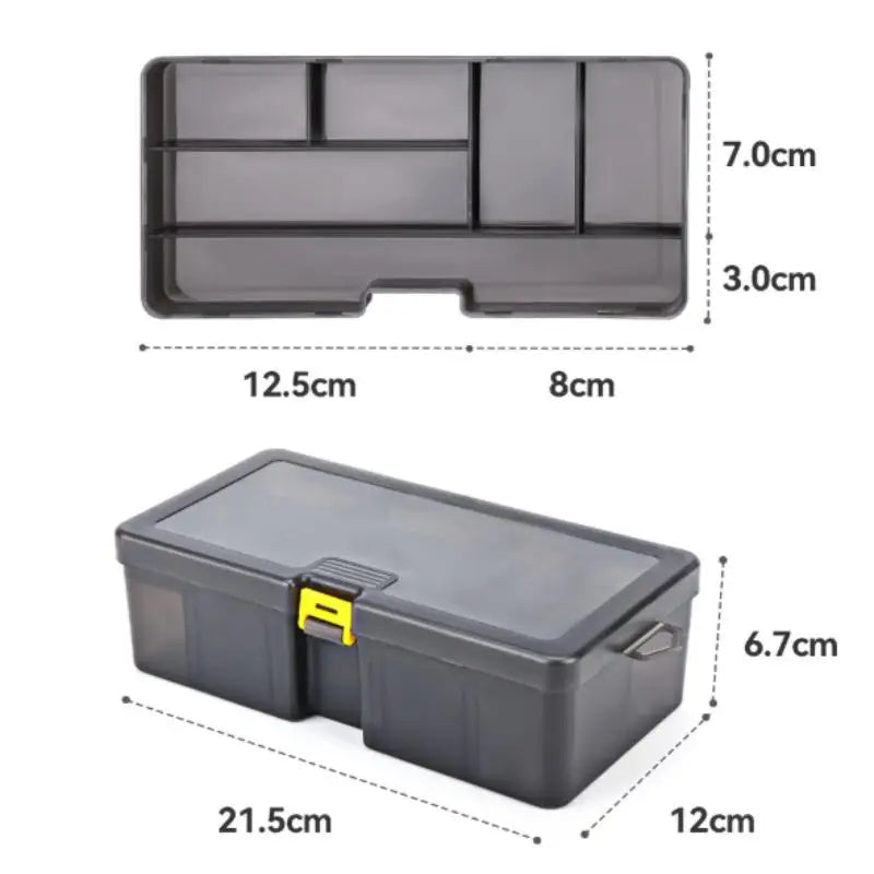 Double Layer Fishing Lure Box – Adjustable Tackle Storage Case Fishing Tackle Box PLUSH