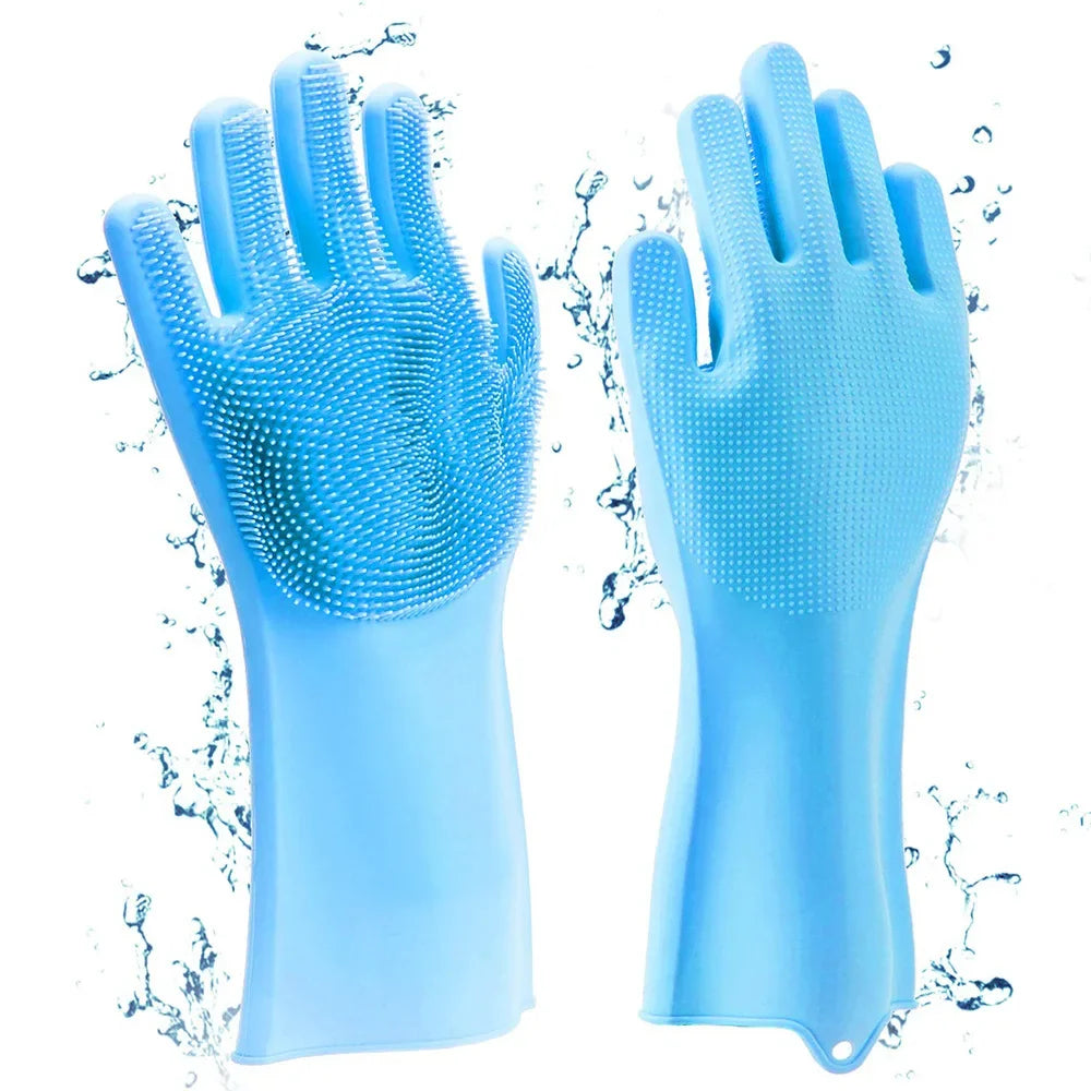 Silicone Pet Grooming Glove – Dog & Cat Hair Removal Brush Pet Grooming Glove PLUSH