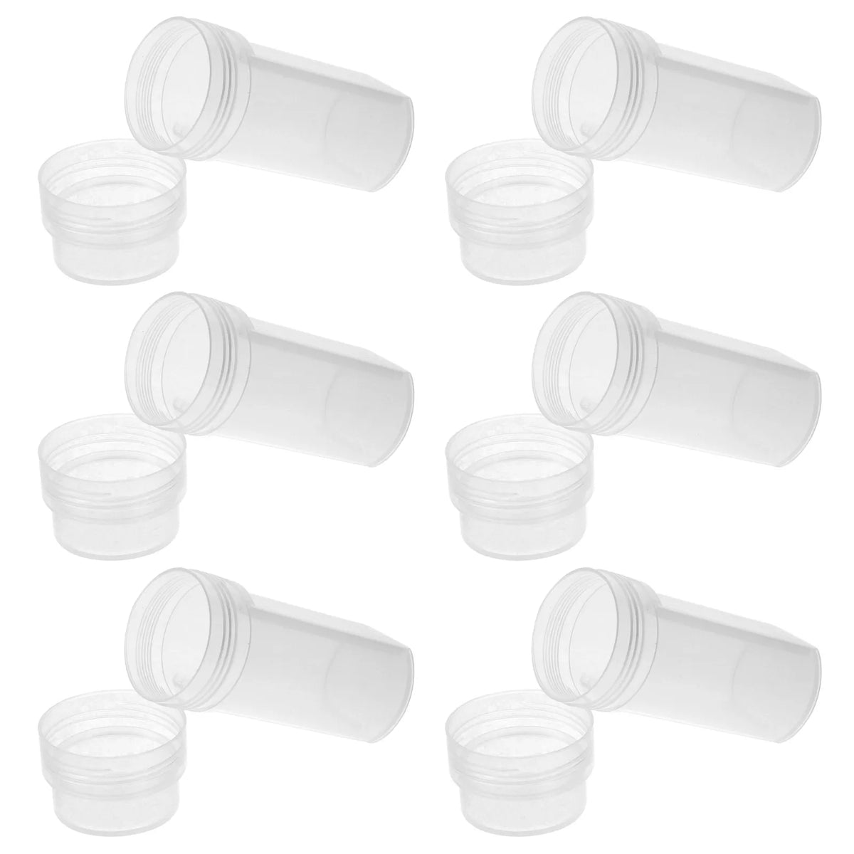 6-Pack Coplin Staining Jars | Clear Plastic Lab Slide Canisters Lab Staining Jars PLUSH Default Title