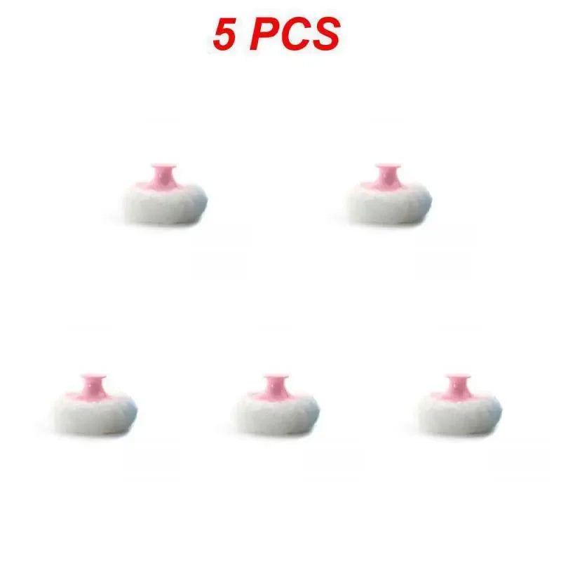 Velvet Powder Puff Set – Soft Sponge Makeup Applicator 1/3/5 Pcs Makeup Applicator Puff PLUSH Style B 5pcs