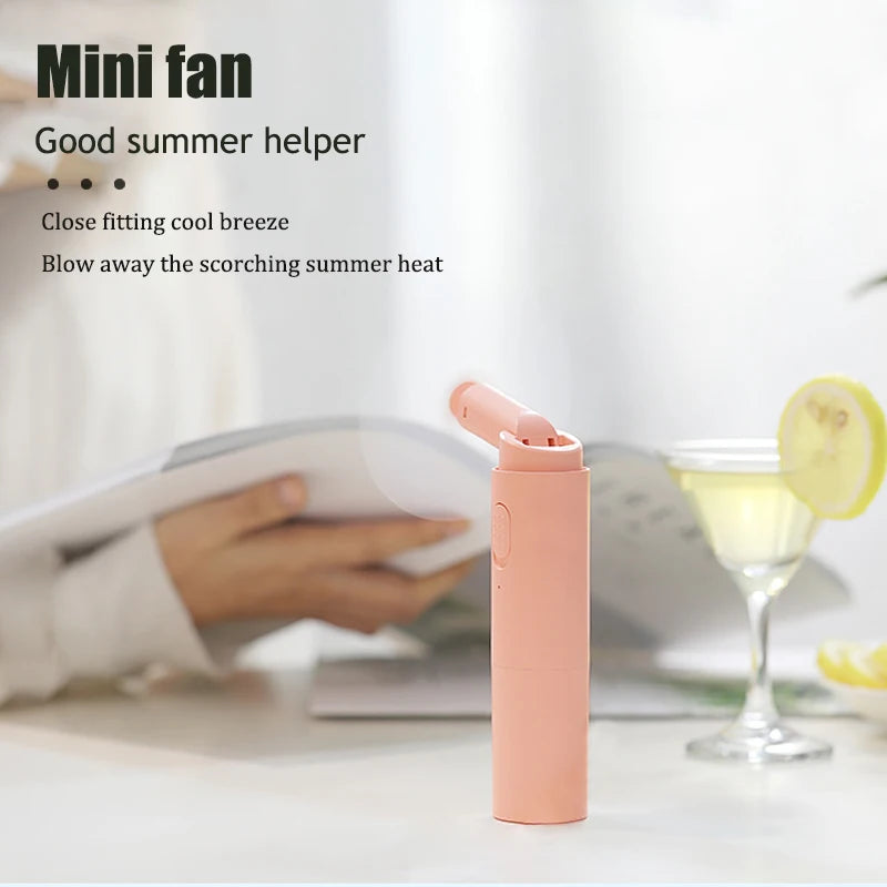 Portable Foldable Mini Fan – USB Rechargeable 3-Speed Handheld Handheld Mini Fan PLUSH