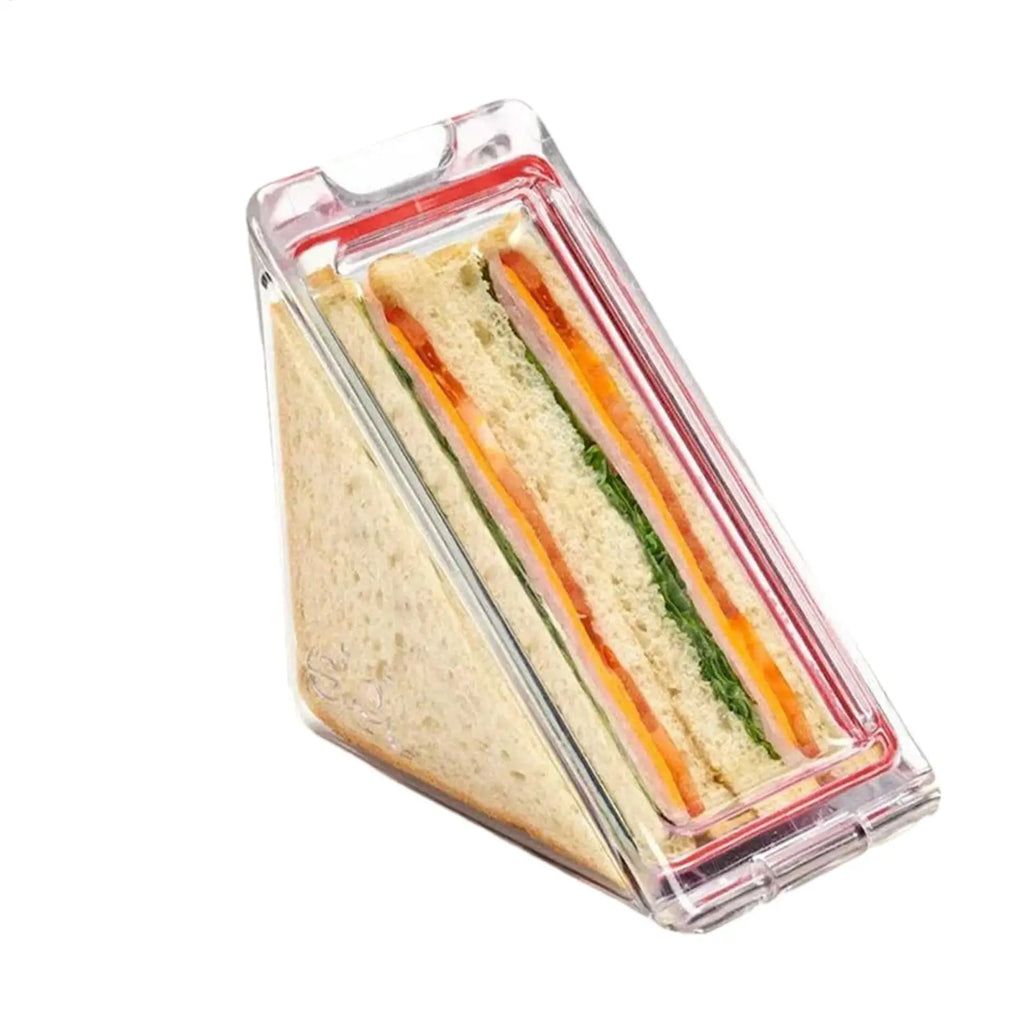 Triangular Sandwich Container – Airtight Portable Lunch Box Food Storage Container PLUSH