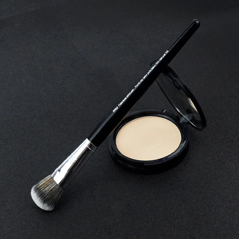 PLUSH PRO #56 Domed Foundation Brush – Soft Vegan Synthetic Foundation Makeup Brush PLUSH